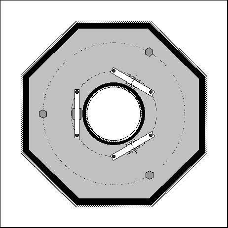 Mirror cell, top view