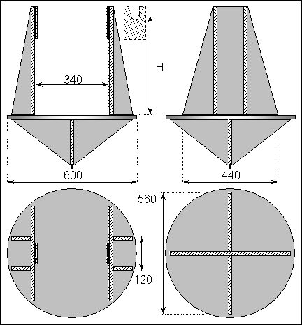 Fork mount drawings